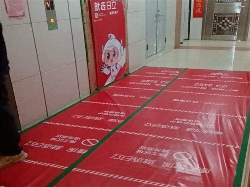 电梯安装过程地面保护